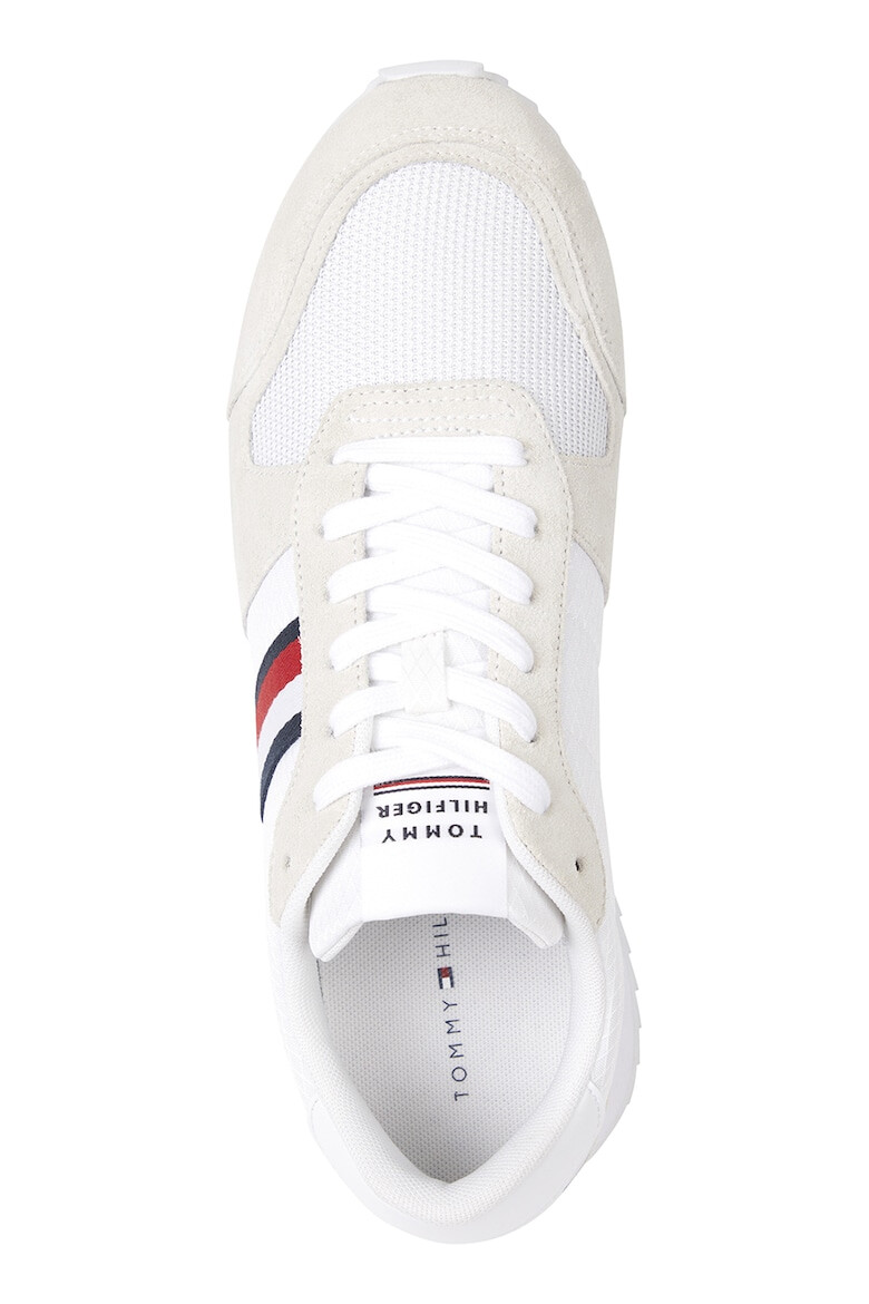 Tommy Hilfiger Pantofi sport cu insertii din piele intoarsa - Pled.ro