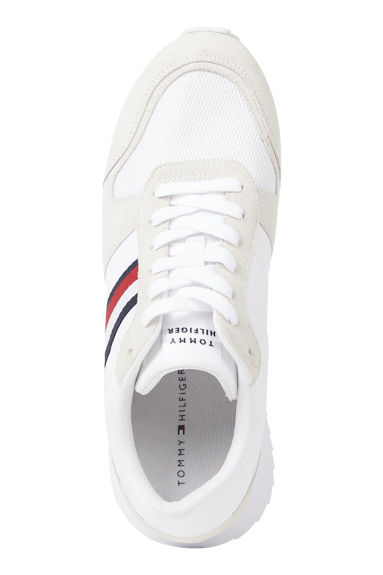 Tommy Hilfiger Pantofi sport cu insertii din piele intoarsa - Pled.ro