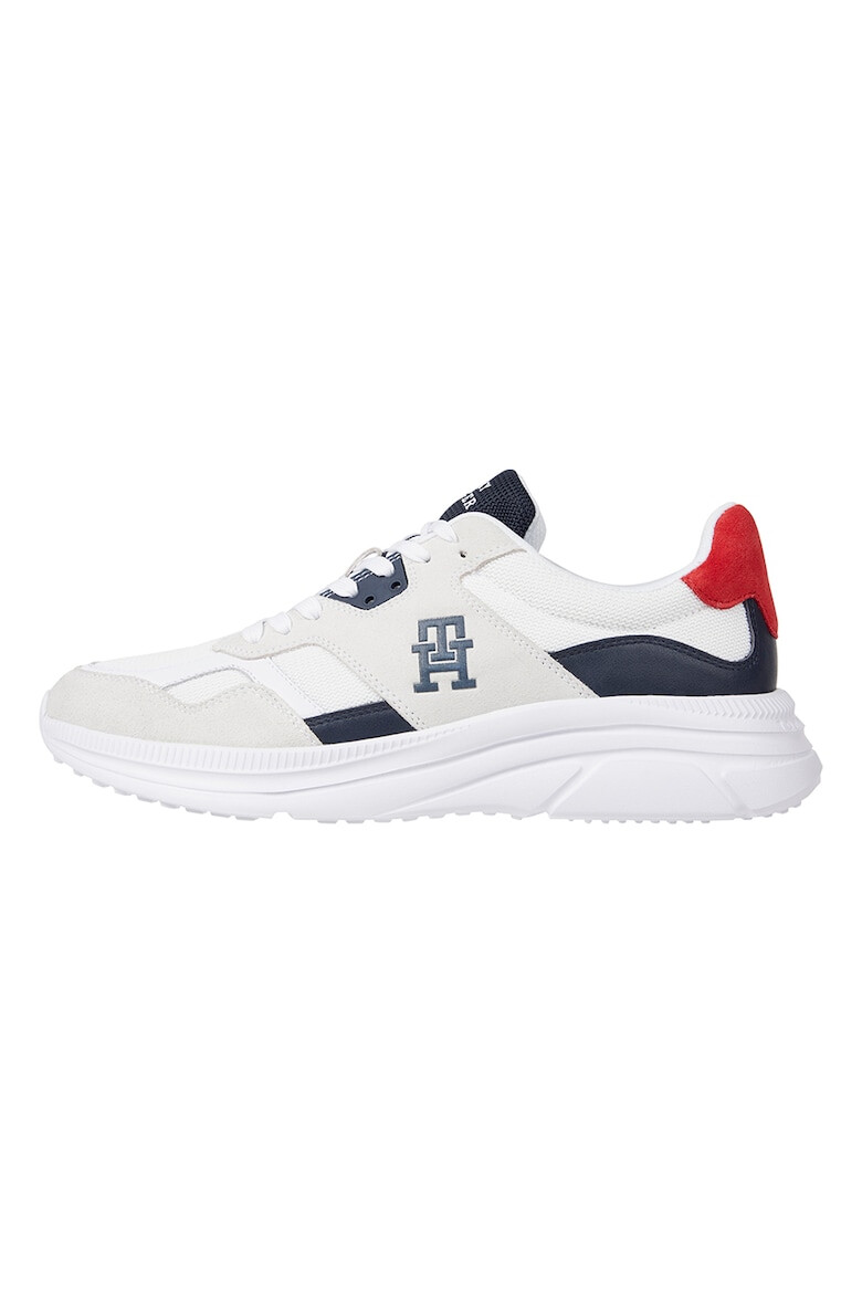 Tommy Hilfiger Pantofi sport cu insertii din piele intoarsa ecologica - Pled.ro