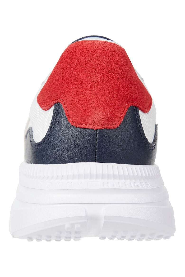 Tommy Hilfiger Pantofi sport cu insertii din piele intoarsa ecologica - Pled.ro