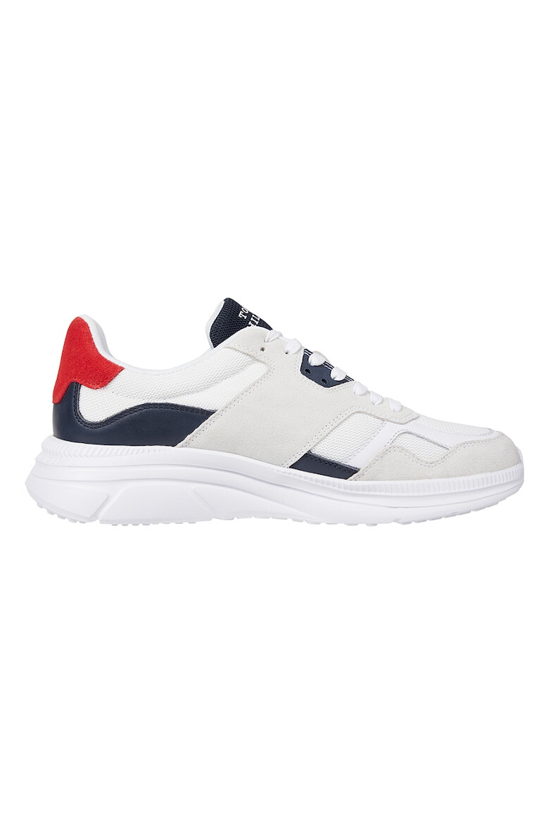 Tommy Hilfiger Pantofi sport cu insertii din piele intoarsa ecologica - Pled.ro