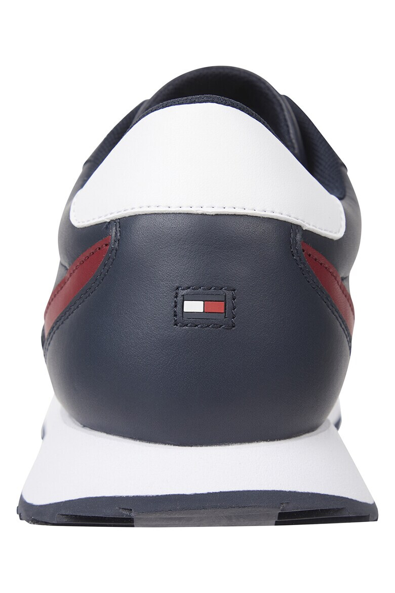 Tommy Hilfiger Pantofi sport cu insertii din piele si piele intoarsa - Pled.ro