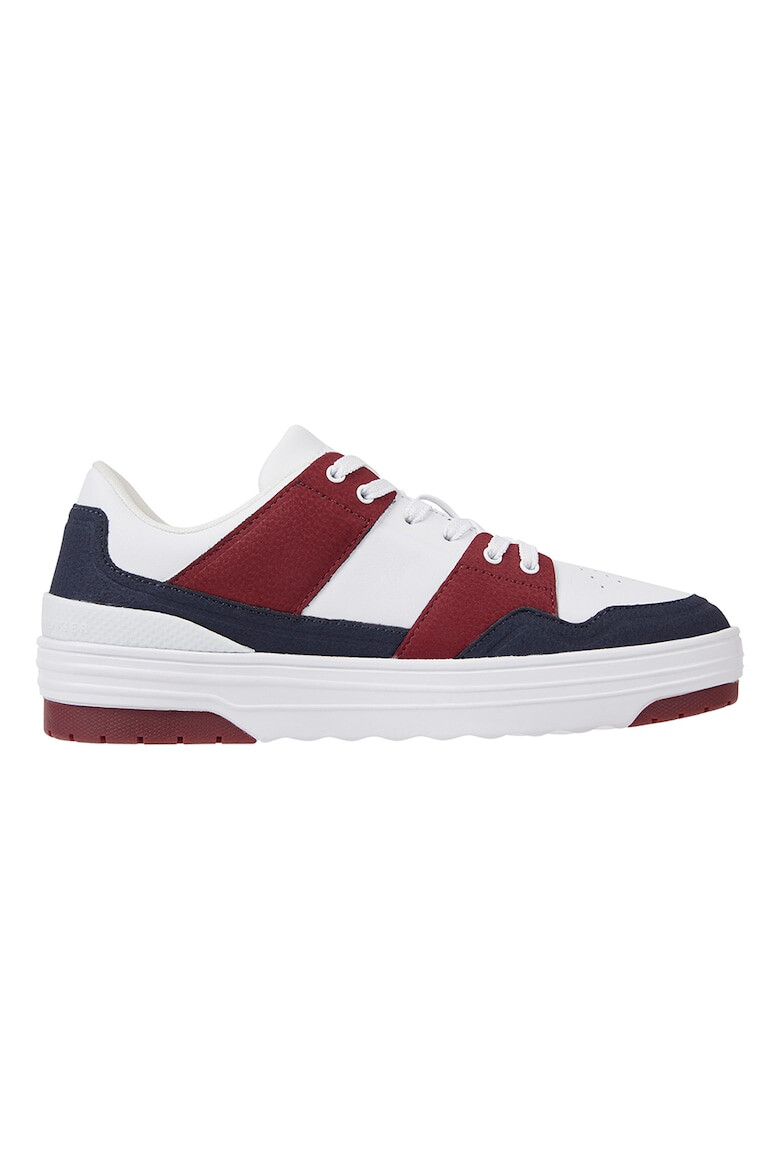 Tommy Hilfiger Pantofi sport de piele cu detalii de piele ecologica - Pled.ro