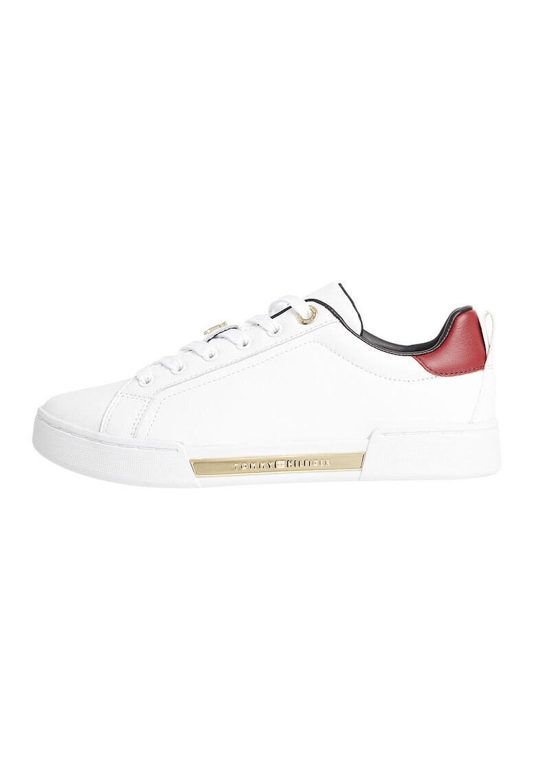 Tommy Hilfiger Pantofi sport de piele cu detaliu metalic - Pled.ro