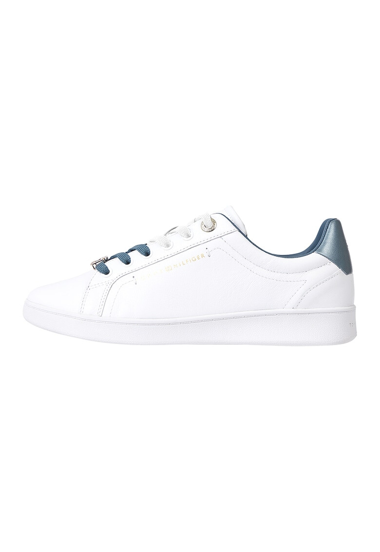 Tommy Hilfiger Pantofi sport de piele cu garnituri metalizate - Pled.ro