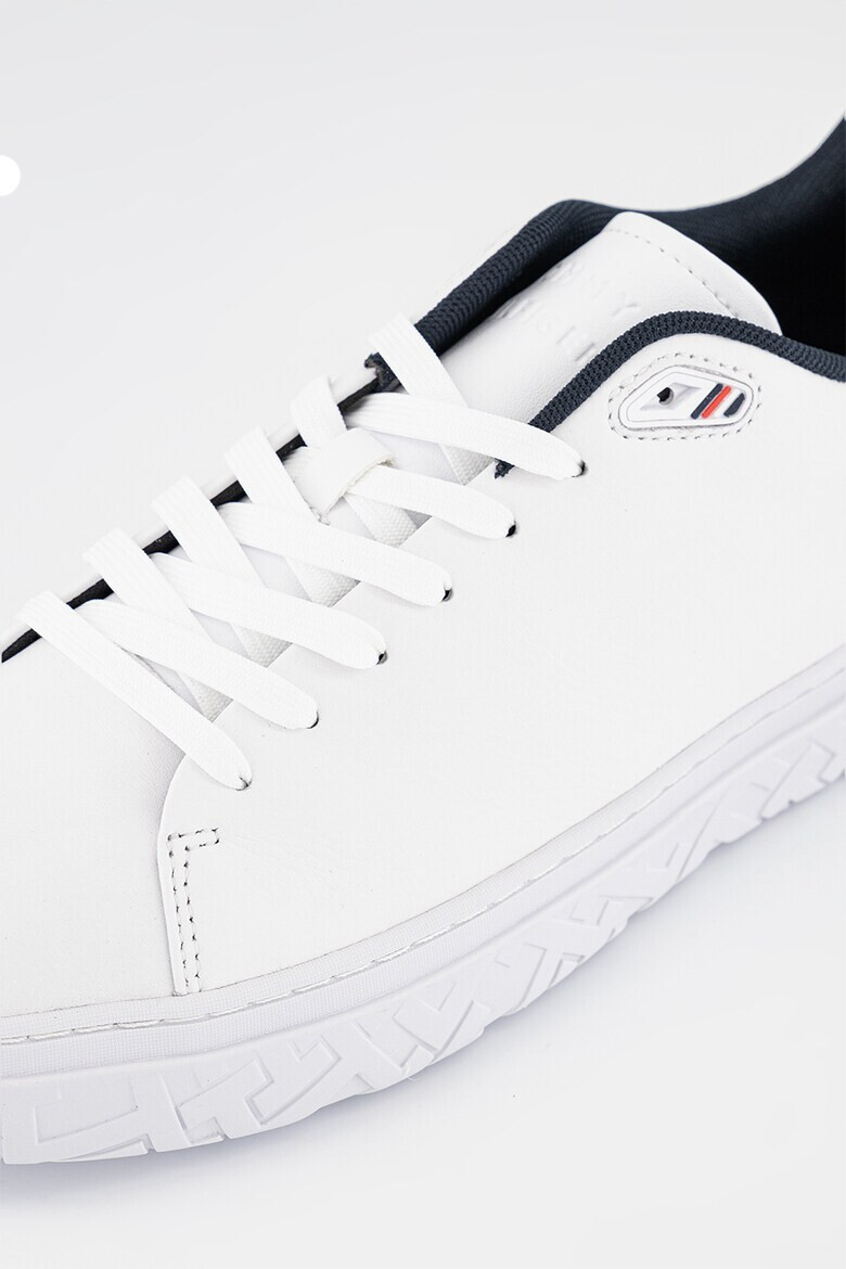 Tommy Hilfiger Pantofi sport de piele cu logo - Pled.ro