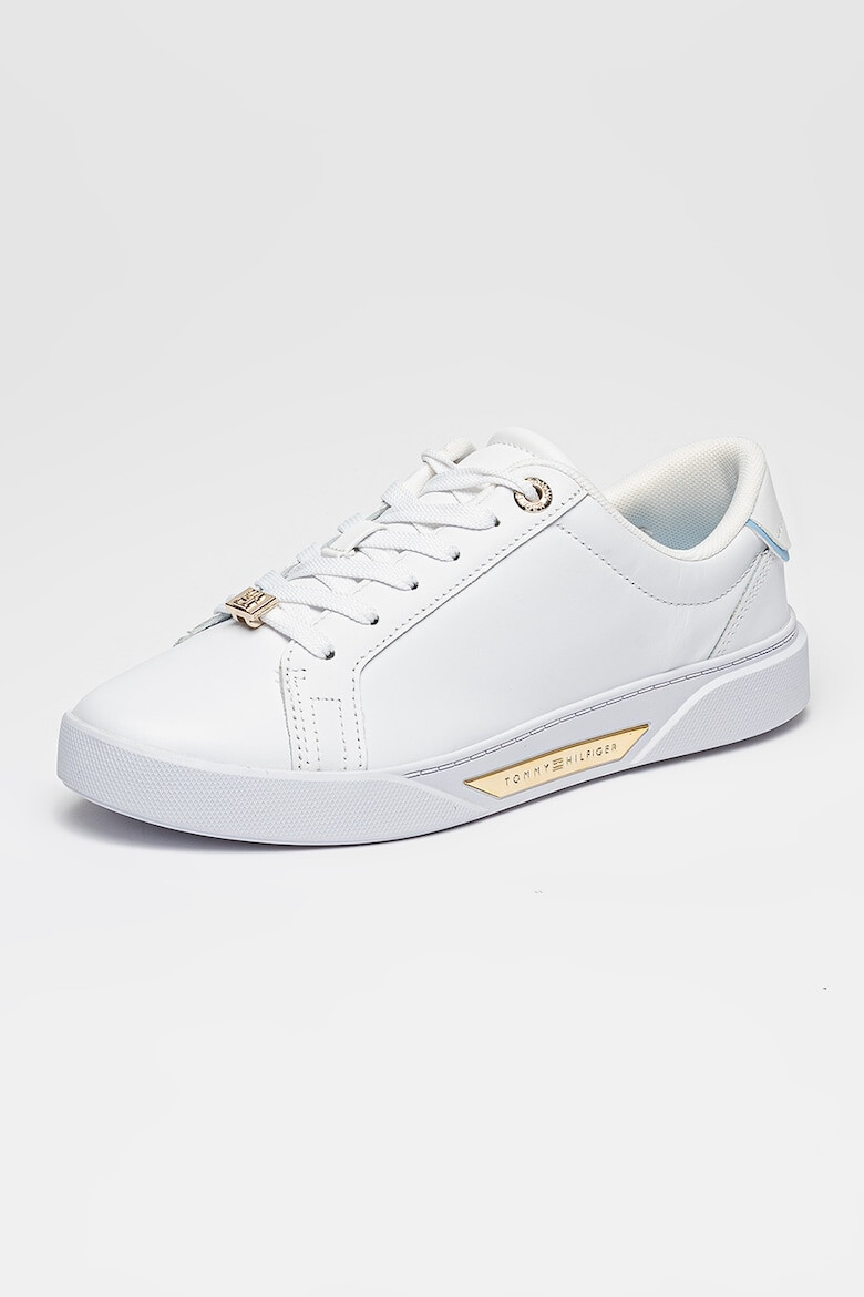 Tommy Hilfiger Pantofi sport de piele cu detalii logo - Pled.ro