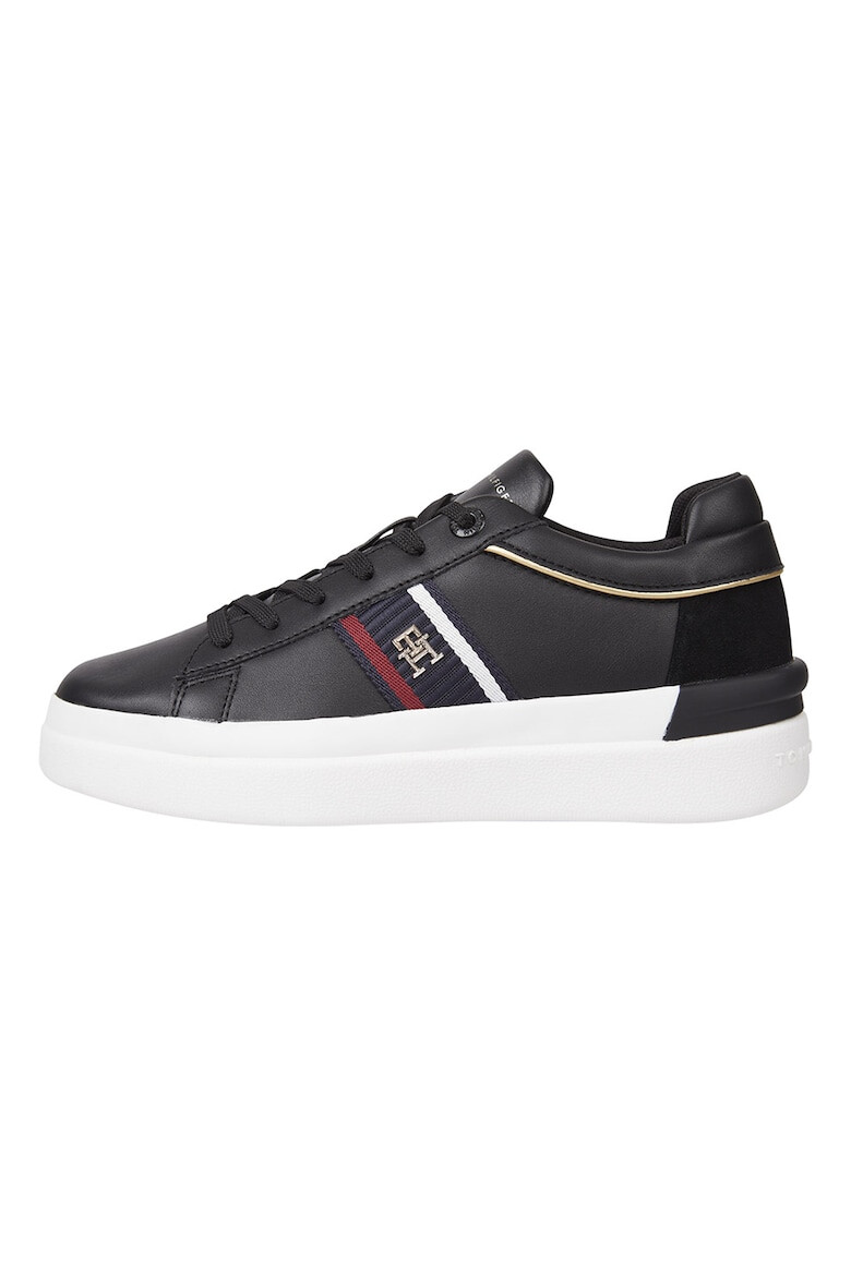 Tommy Hilfiger Pantofi sport de piele cu logo - Pled.ro