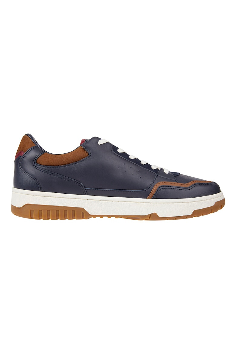 Tommy Hilfiger Pantofi sport de piele cu logo in relief - Pled.ro