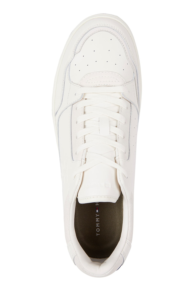 Tommy Hilfiger Pantofi sport de piele cu logo in relief - Pled.ro