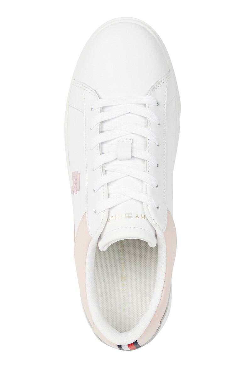 Tommy Hilfiger Pantofi sport de piele cu logo metalic - Pled.ro