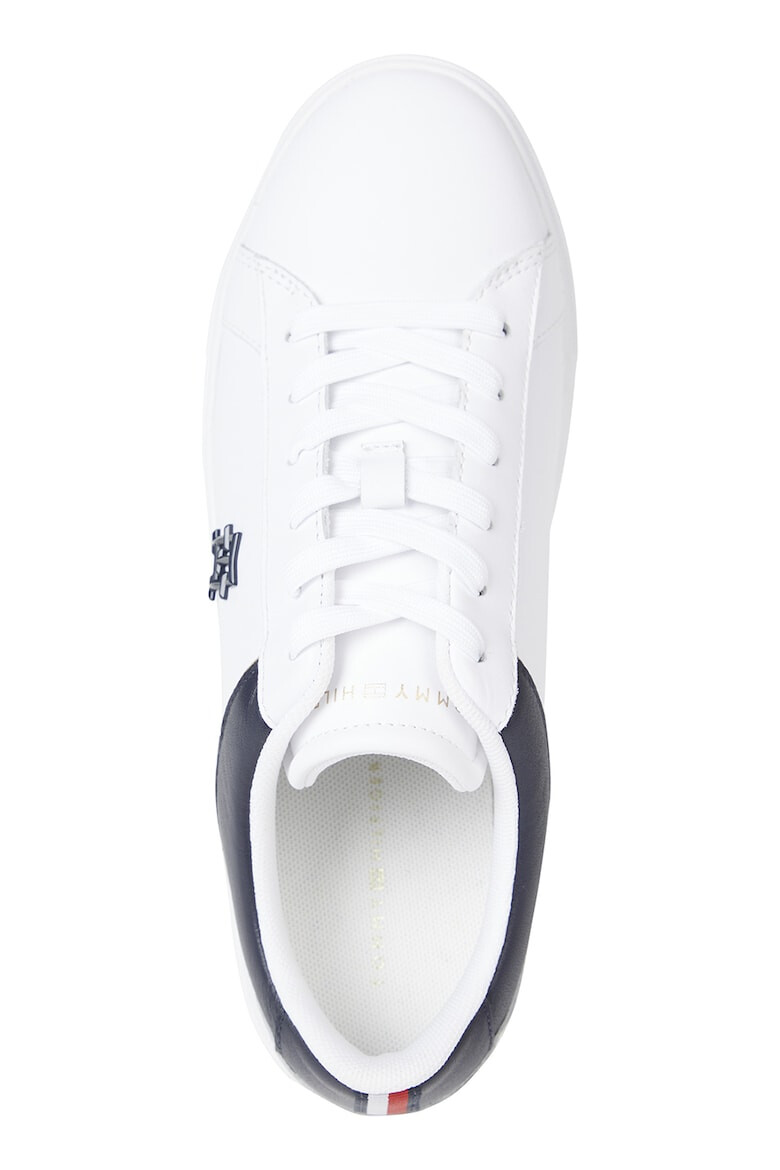 Tommy Hilfiger Pantofi sport de piele cu logo metalic - Pled.ro