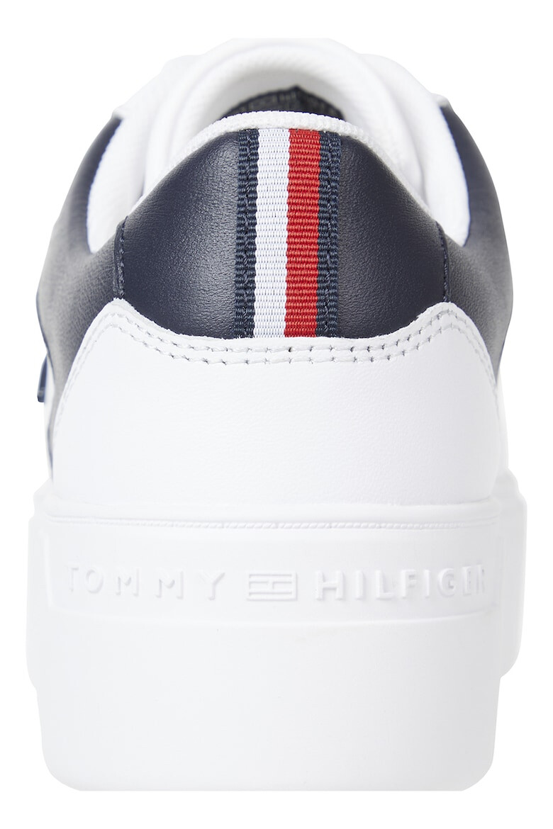 Tommy Hilfiger Pantofi sport de piele cu logo metalic - Pled.ro