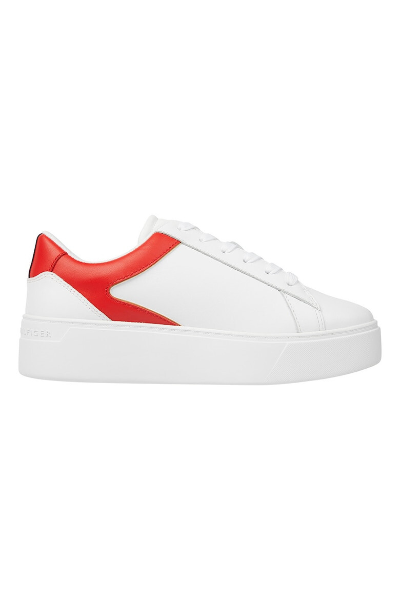 Tommy Hilfiger Pantofi sport de piele cu logo metalic - Pled.ro