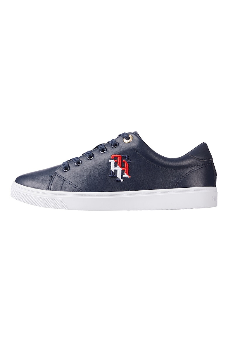 Tommy Hilfiger Pantofi sport de piele cu monograma brodata - Pled.ro