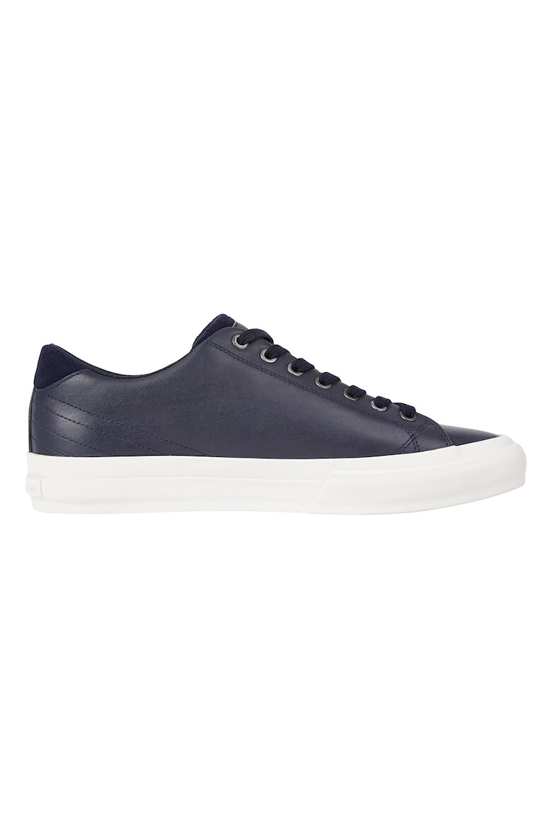 Tommy Hilfiger Pantofi sport de piele cu monograma in relief - Pled.ro