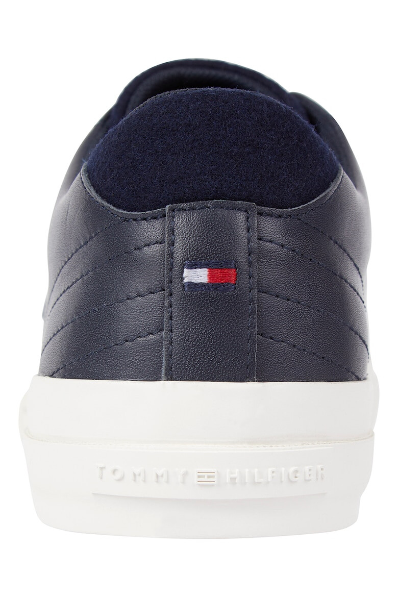 Tommy Hilfiger Pantofi sport de piele cu monograma in relief - Pled.ro