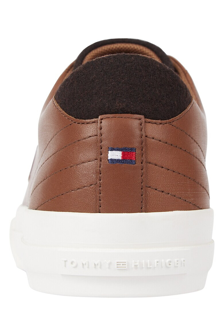 Tommy Hilfiger Pantofi sport de piele cu monograma in relief - Pled.ro