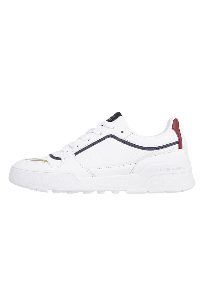 Tommy Hilfiger Pantofi sport de piele cu segmente perforate - Pled.ro