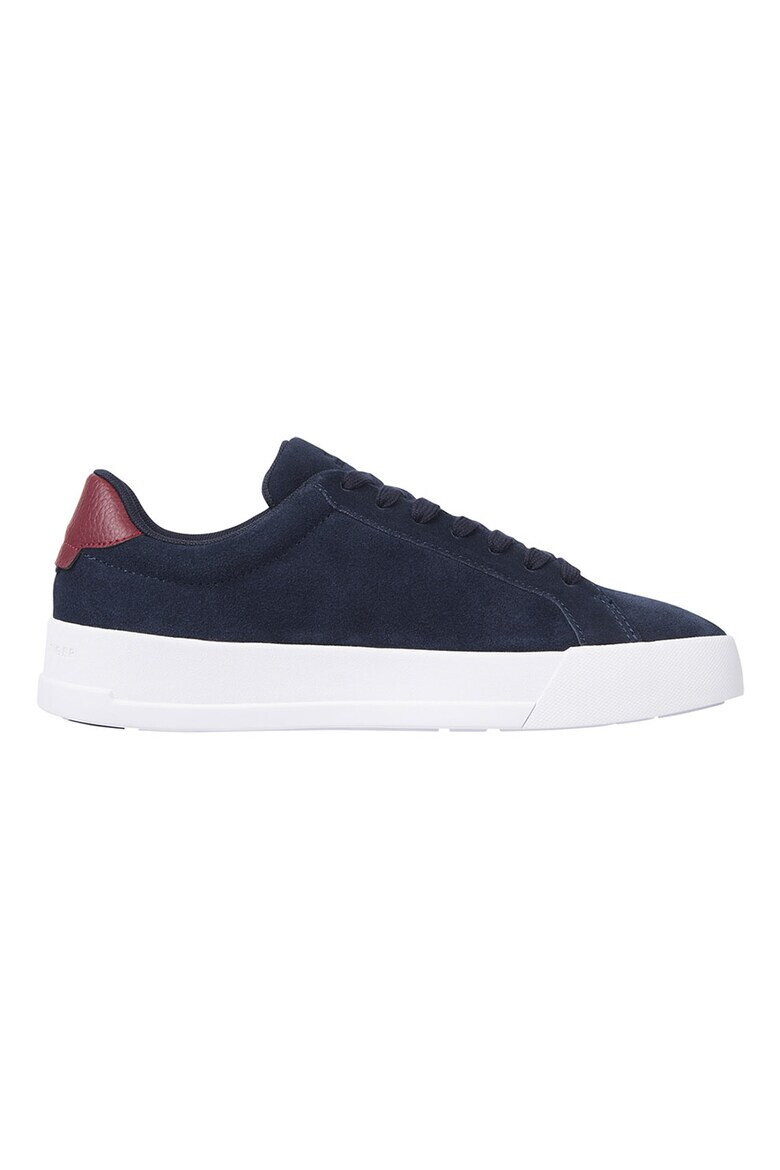 Tommy Hilfiger Pantofi sport de piele intoarsa si piele cu logo - Pled.ro