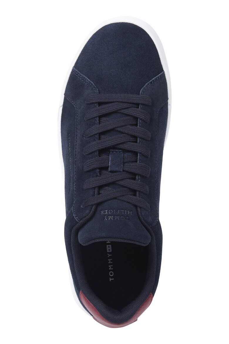 Tommy Hilfiger Pantofi sport de piele intoarsa si piele cu logo - Pled.ro