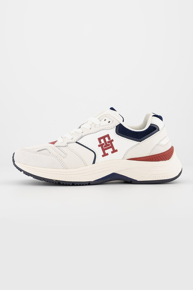 Tommy Hilfiger Pantofi sport de piele intoarsa si piele cu model colorblock - Pled.ro