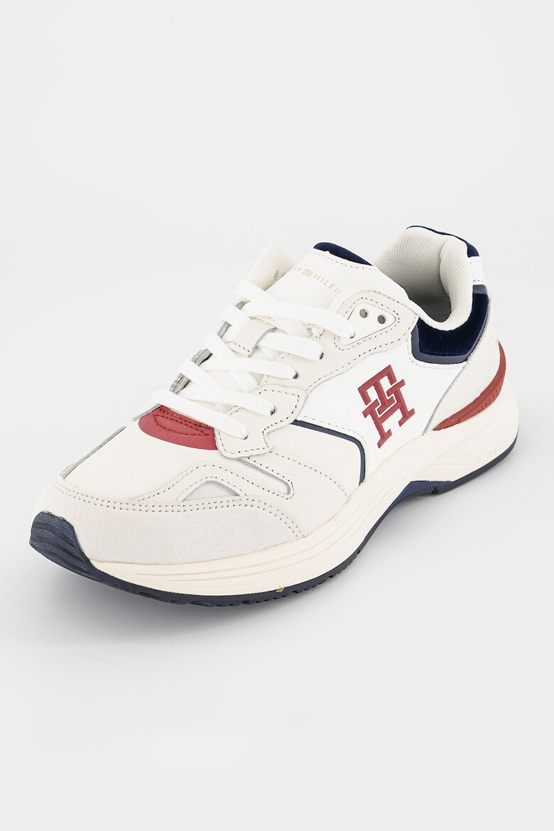 Tommy Hilfiger Pantofi sport de piele intoarsa si piele cu model colorblock - Pled.ro