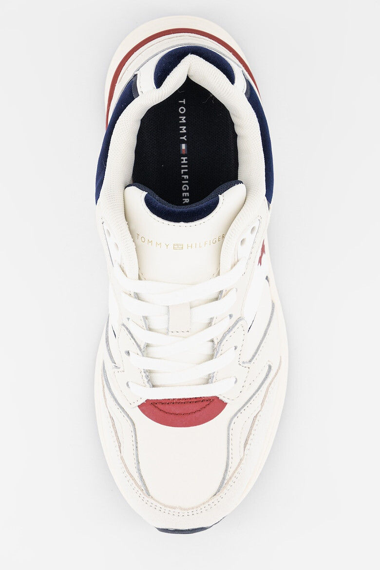 Tommy Hilfiger Pantofi sport de piele intoarsa si piele cu model colorblock - Pled.ro