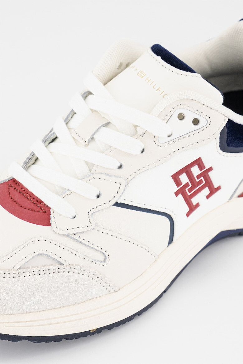 Tommy Hilfiger Pantofi sport de piele intoarsa si piele cu model colorblock - Pled.ro