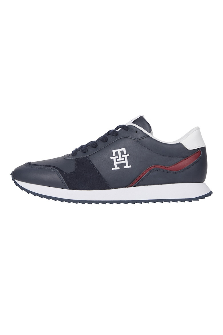 Tommy Hilfiger Pantofi sport de piele si piele intoarsa - Pled.ro