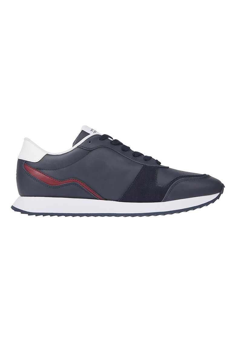 Tommy Hilfiger Pantofi sport de piele si piele intoarsa - Pled.ro