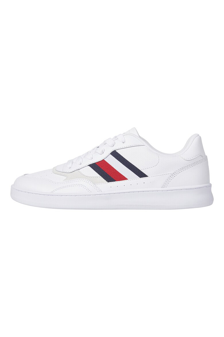 Tommy Hilfiger Pantofi sport de piele si piele intoarsa - Pled.ro