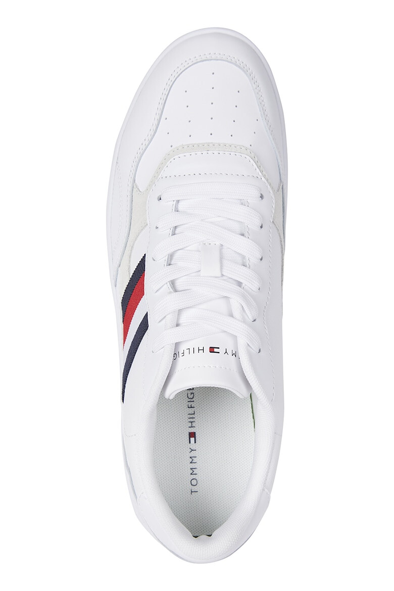 Tommy Hilfiger Pantofi sport de piele si piele intoarsa - Pled.ro