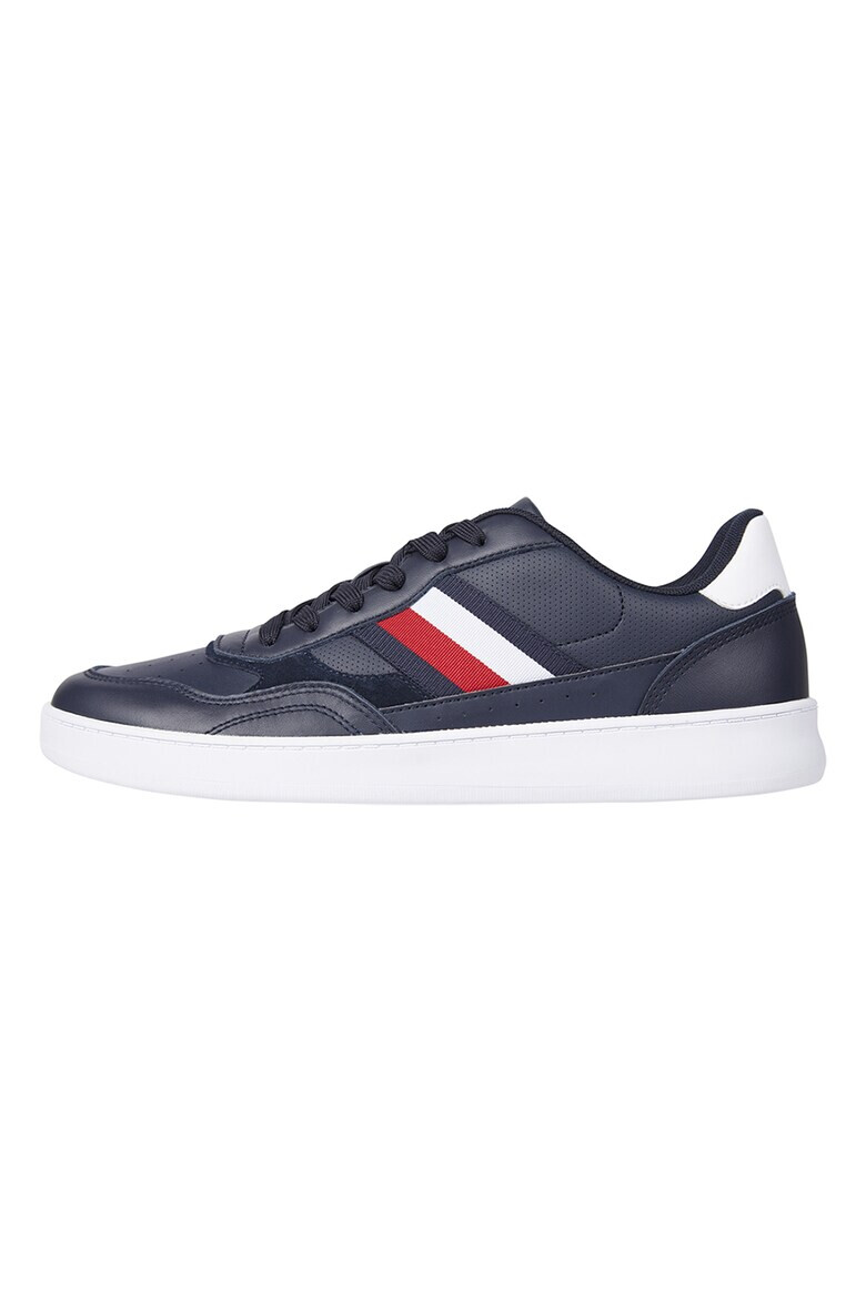 Tommy Hilfiger Pantofi sport de piele si piele intoarsa - Pled.ro