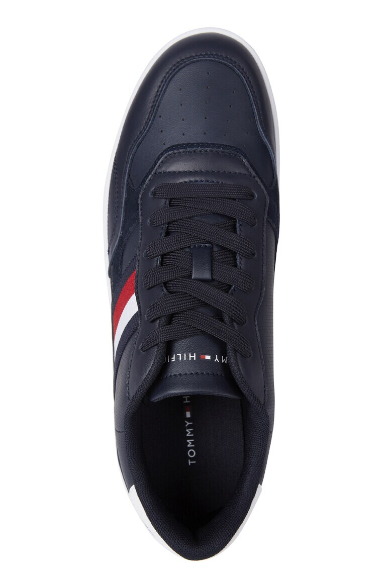 Tommy Hilfiger Pantofi sport de piele si piele intoarsa - Pled.ro