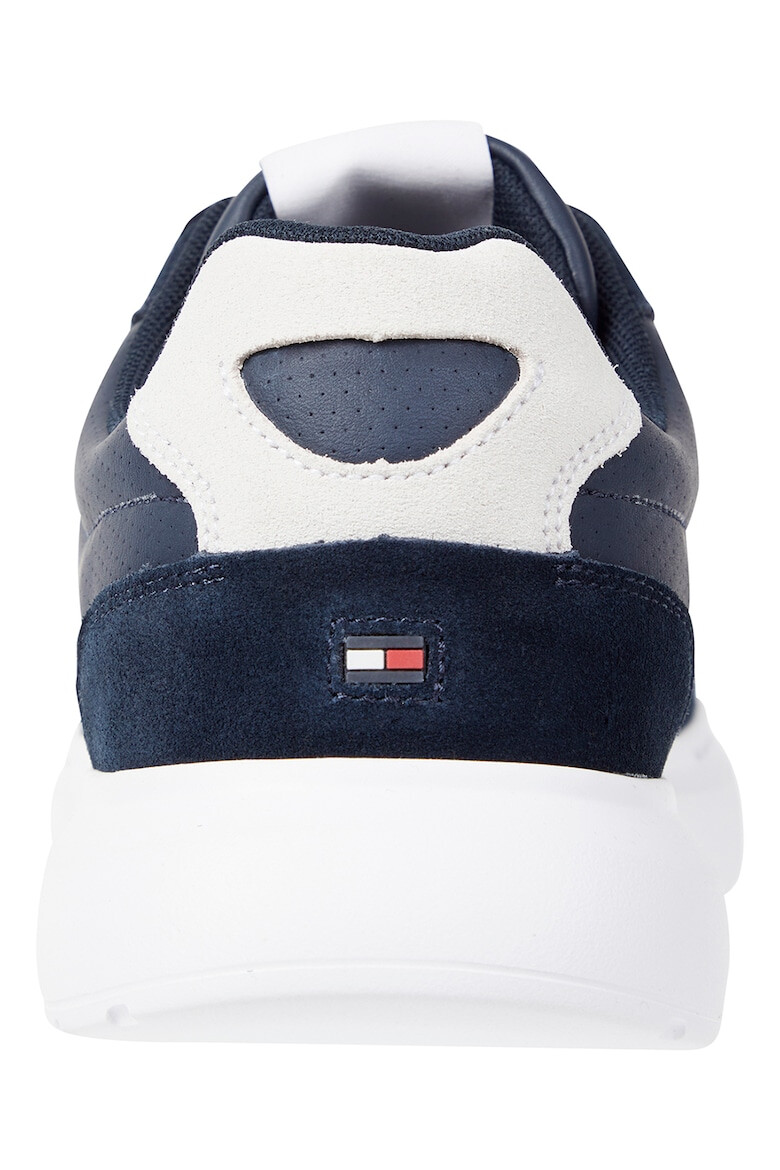 Tommy Hilfiger Pantofi sport de piele si piele intoarsa - Pled.ro