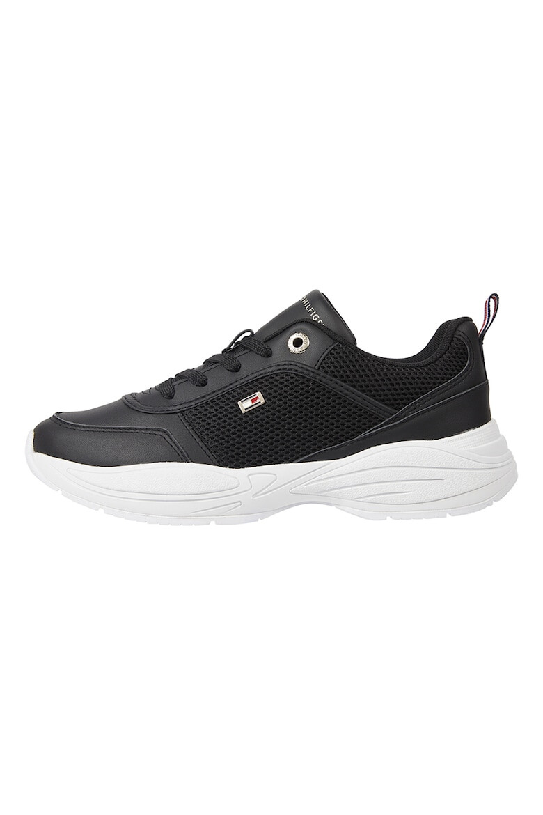 Tommy Hilfiger Pantofi sport de piele si plasa Chunky Runner - Pled.ro