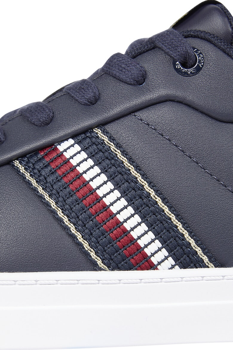 Tommy Hilfiger Pantofi sport de piele Signature Tape - Pled.ro