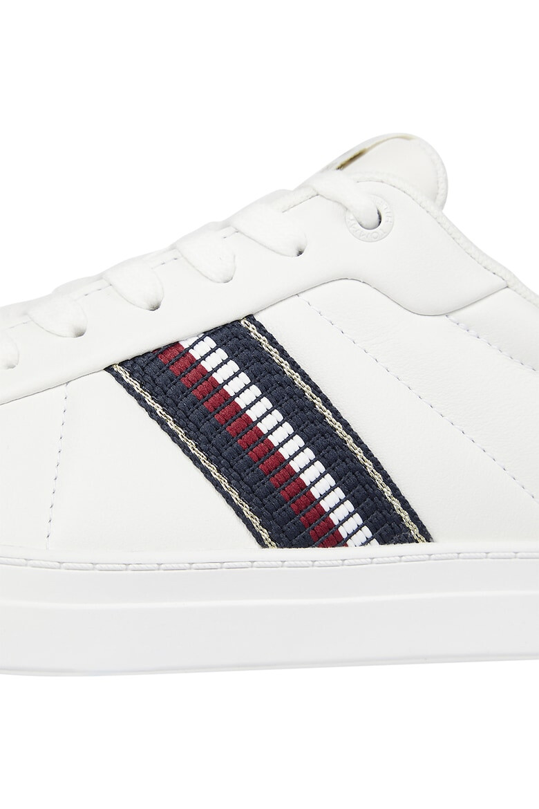 Tommy Hilfiger Pantofi sport de piele Signature Tape - Pled.ro