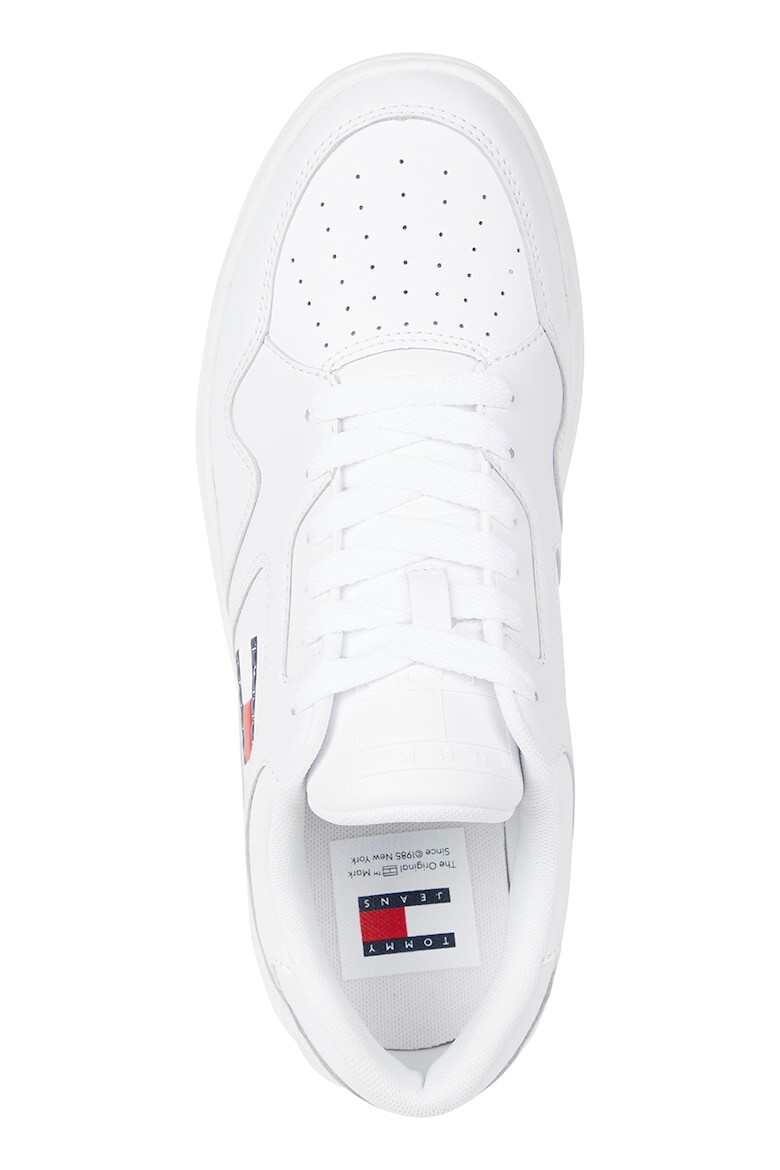 Tommy Hilfiger Pantofi sport din piele cu model uni - Pled.ro