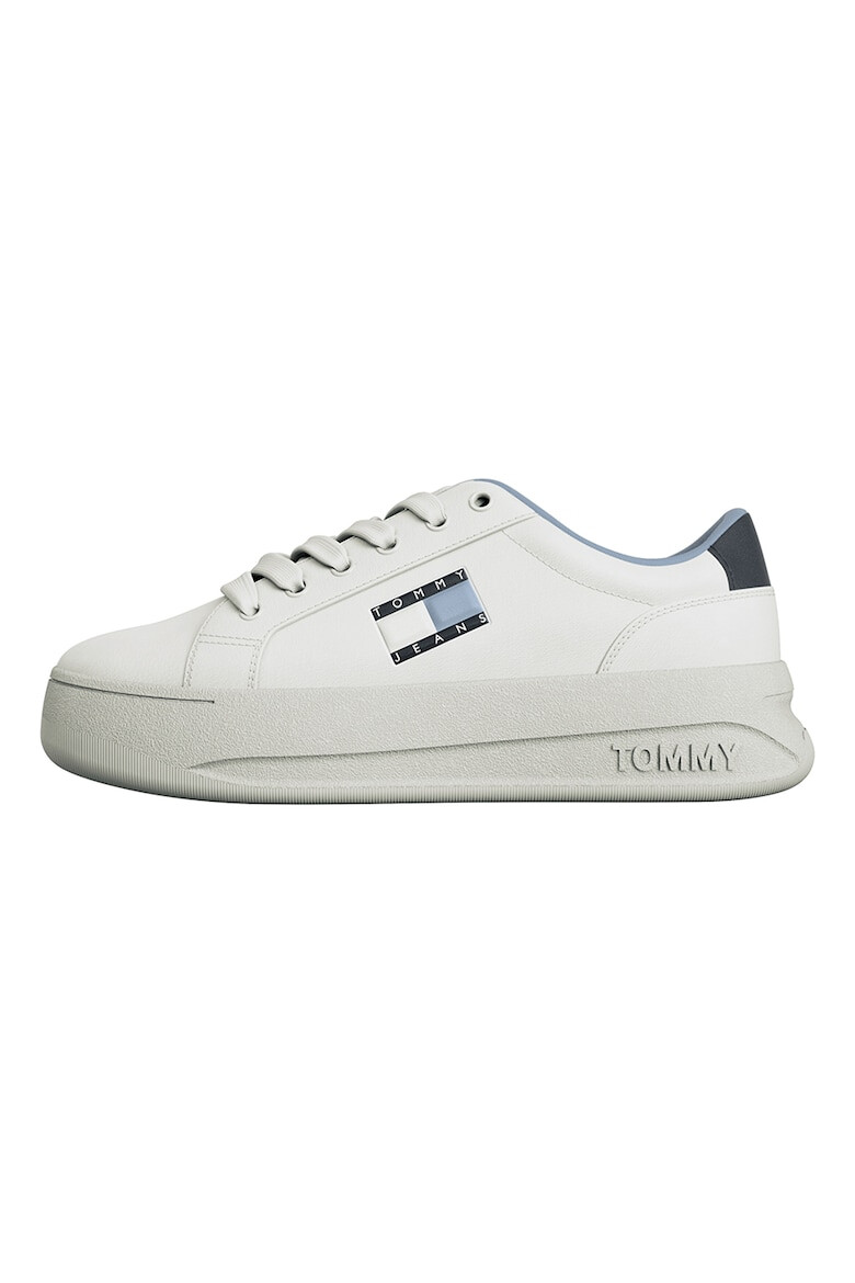 Tommy Jeans Pantofi sport din piele cu talpa flatform - Pled.ro