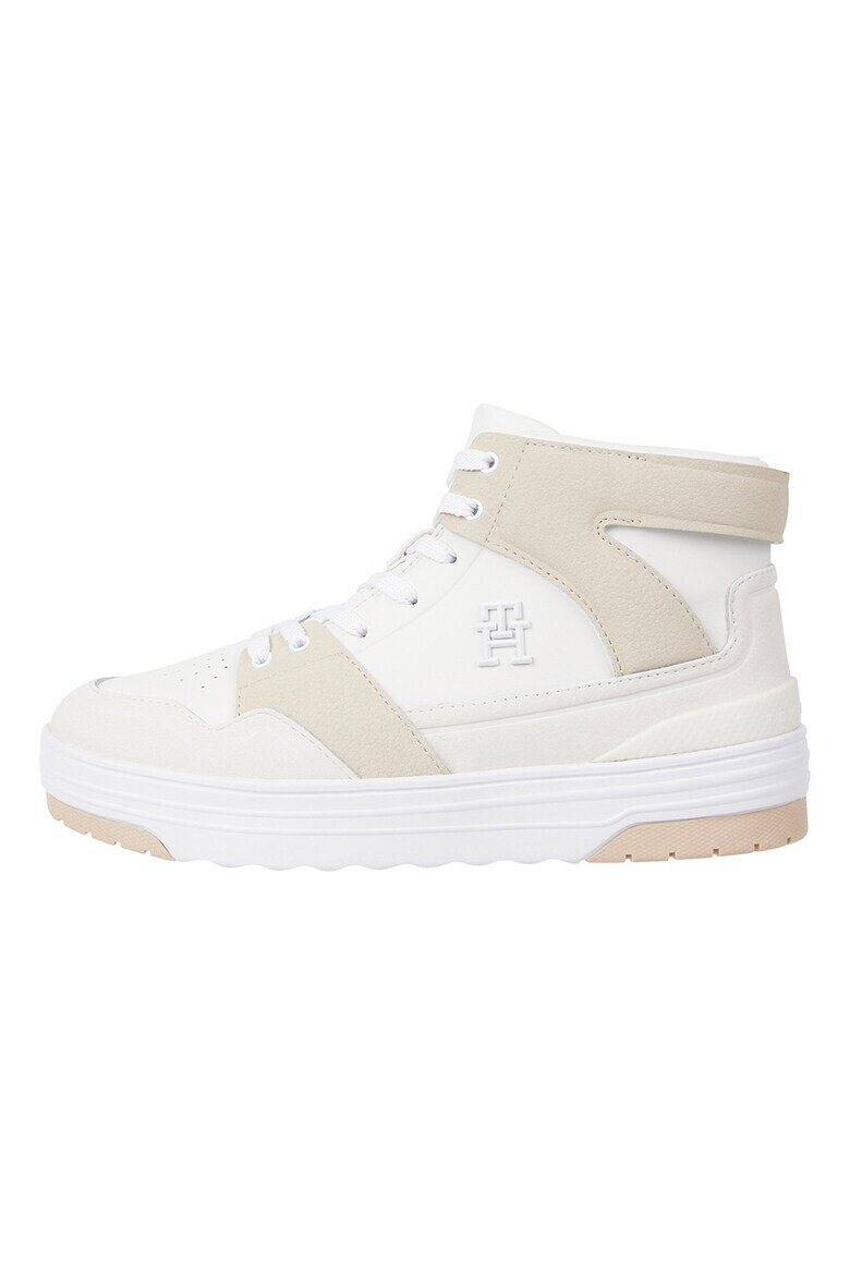 Tommy Hilfiger Pantofi sport high-cut din piele si piele ecologica - Pled.ro