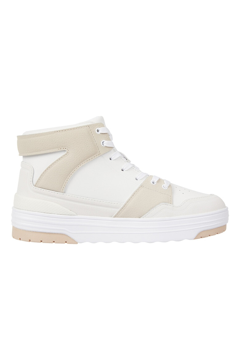 Tommy Hilfiger Pantofi sport high-cut din piele si piele ecologica - Pled.ro