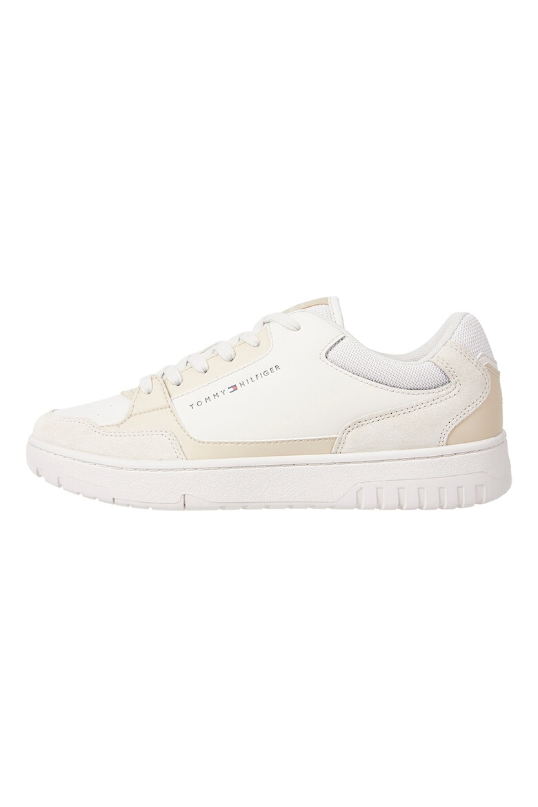 Tommy Hilfiger Pantofi sport low-cut din piele si piele intoarsa - Pled.ro