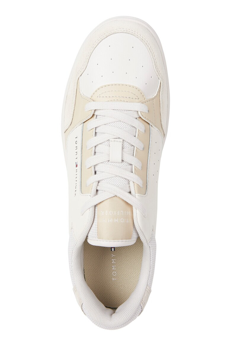 Tommy Hilfiger Pantofi sport low-cut din piele si piele intoarsa - Pled.ro