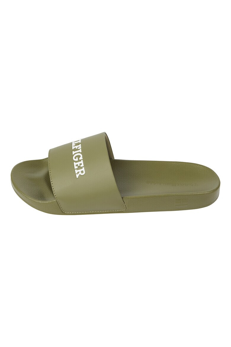 Tommy Hilfiger Papuci de piele ecologica cu logo - Pled.ro