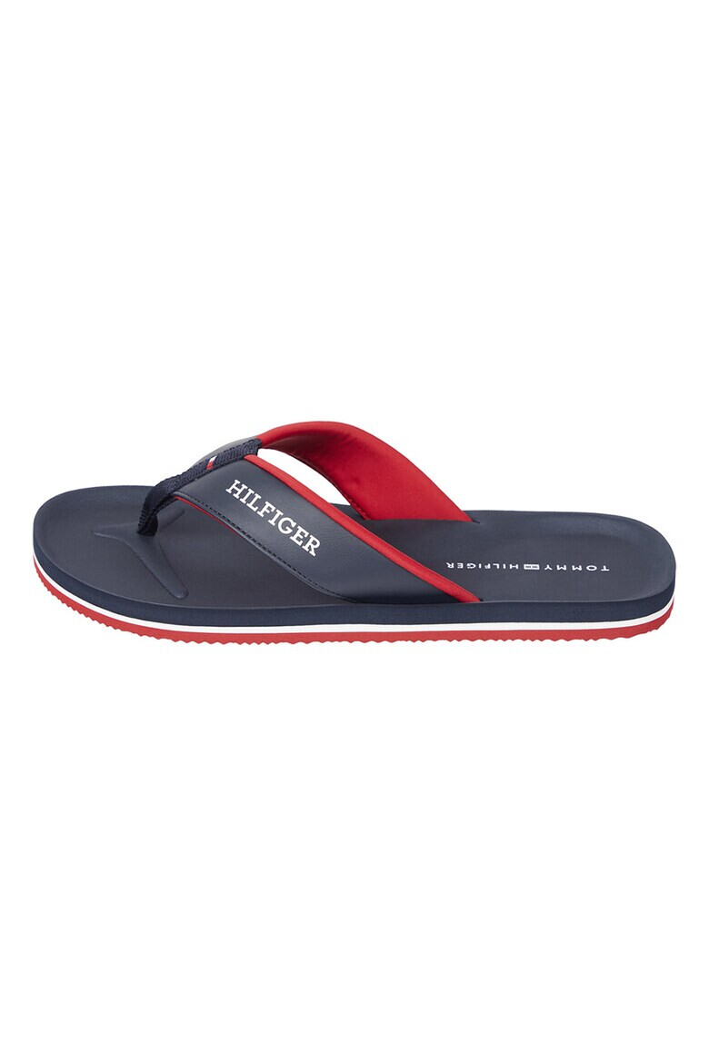 Tommy Hilfiger Papuci flip-flop de piele ecologica cu logo - Pled.ro