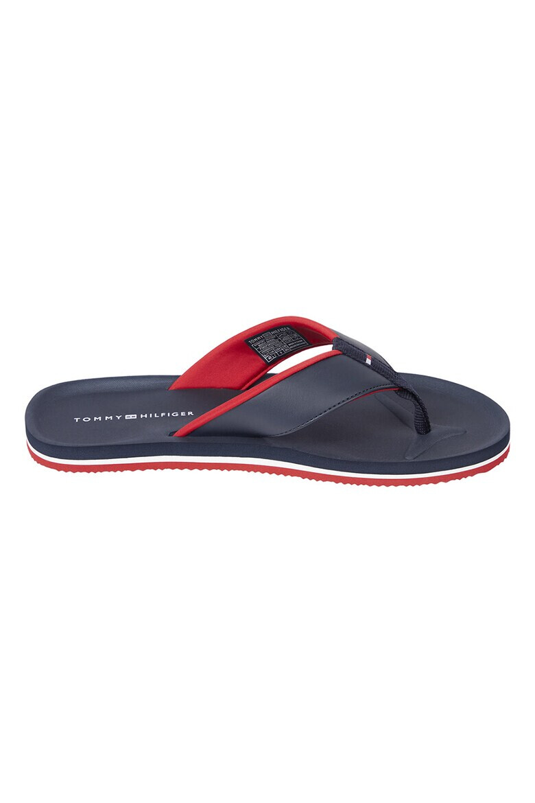 Tommy Hilfiger Papuci flip-flop de piele ecologica cu logo - Pled.ro