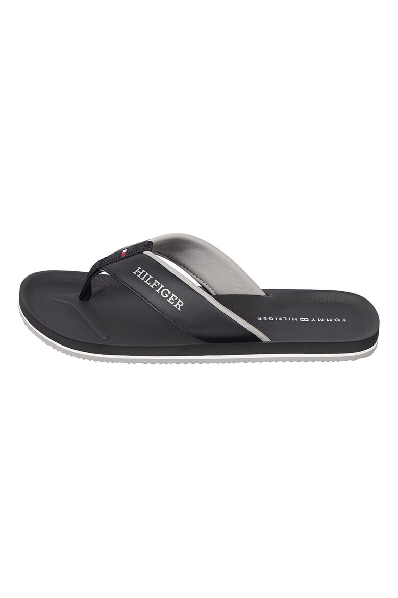 Tommy Hilfiger Papuci flip-flop de piele ecologica cu logo - Pled.ro