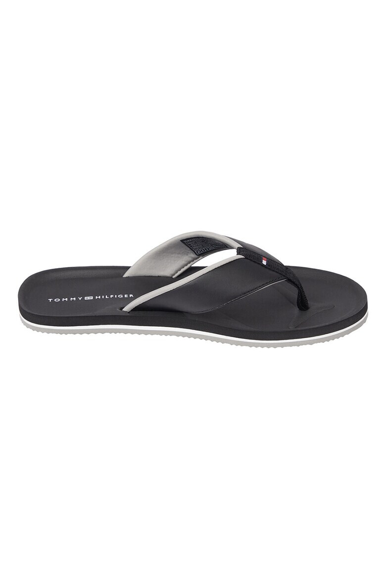 Tommy Hilfiger Papuci flip-flop de piele ecologica cu logo - Pled.ro